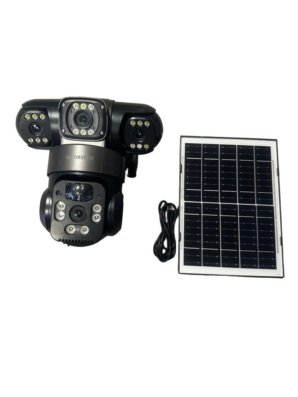 Ikhamera ye-Andowl Q-V380 4K Solar Intelligent 4G IP PTZ