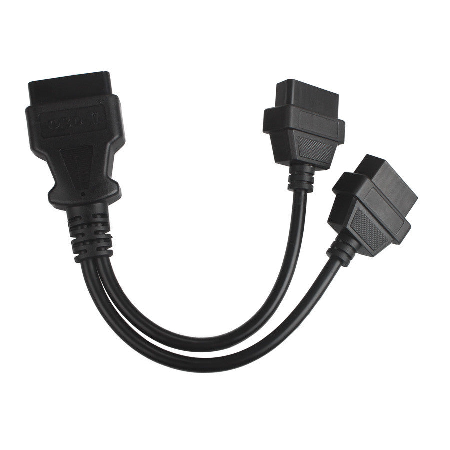 OBD2 One to Two Auto Conversion Plug Separator with Two Full 16 Pin Cables - Electromann SA
