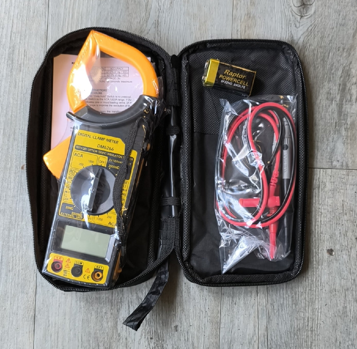 DM6266 Digital Clamp and Multimeter - Electromann SA