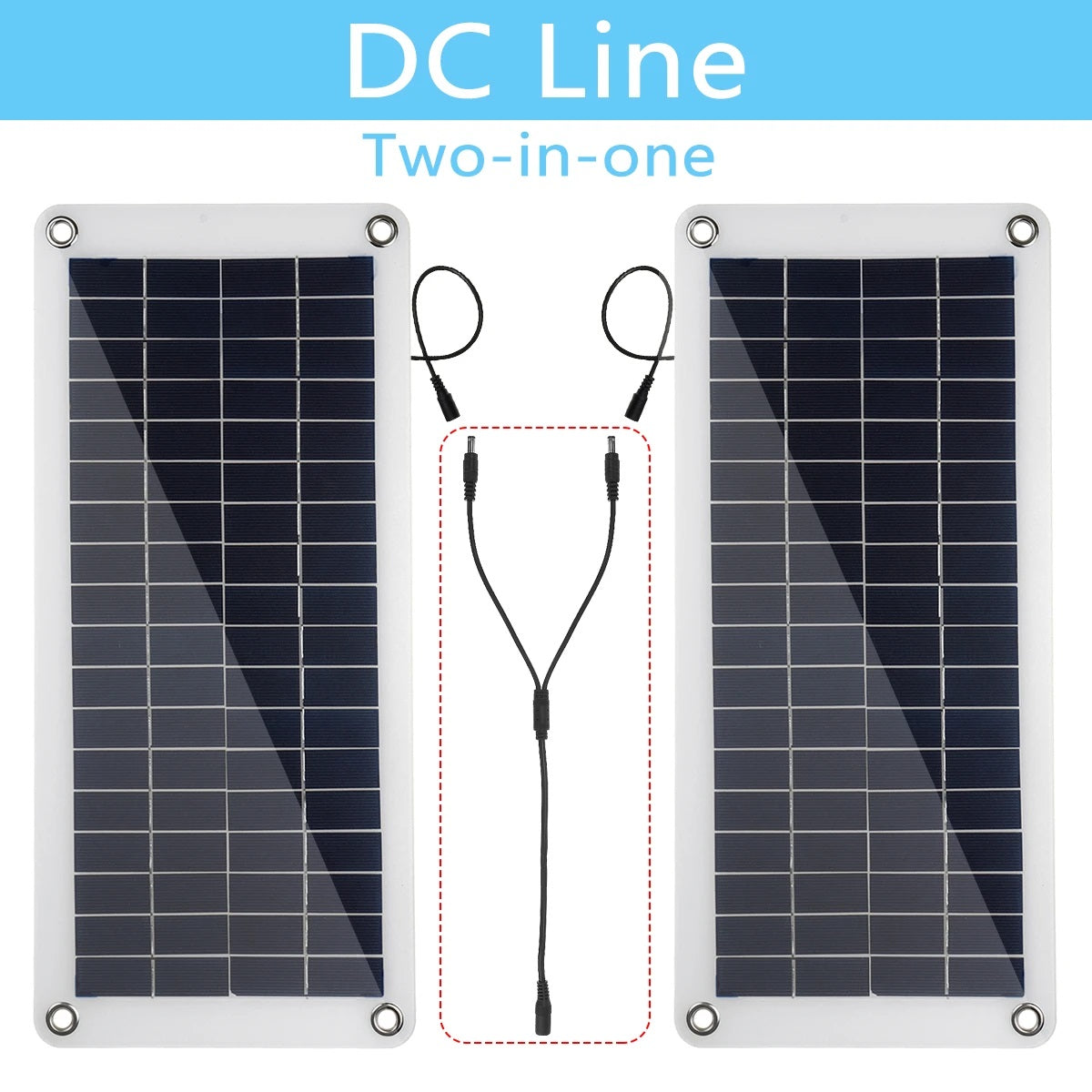 10W Portable Semi Flexible Solar Panel Kit - Reliable Clean Energy on the Go - Electromann SA