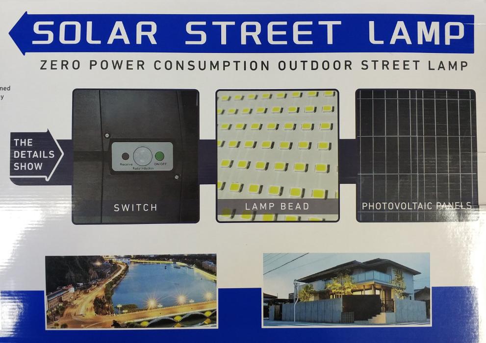 1000watt Solar Powered LED Street/Pole Light - Efficient and Eco-friendly Lighting Solution - Electromann SA
