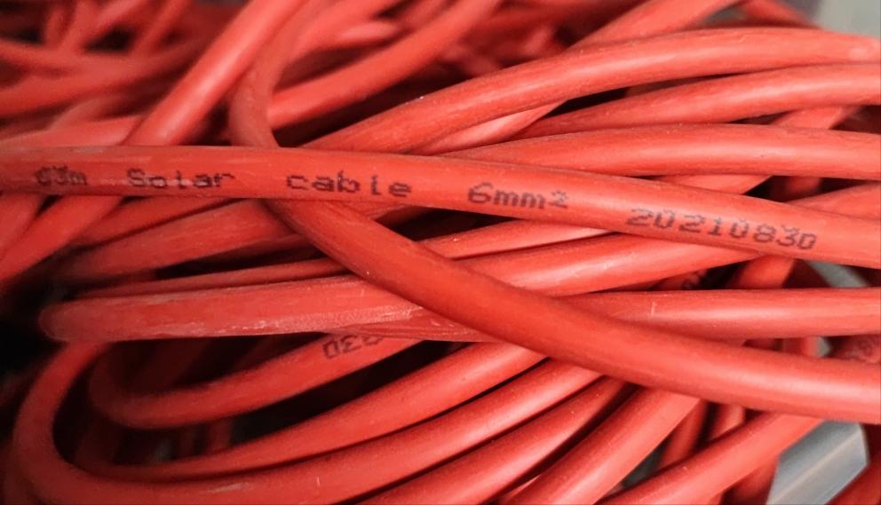6mm Solar PURE COPPER Flexible Power Wire - BLACK - Electromann SA