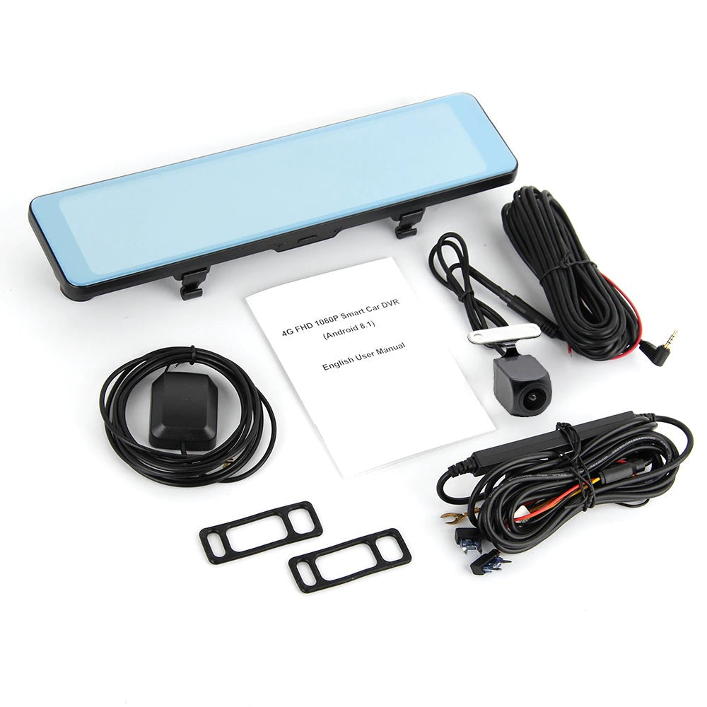 Bluavido 4G ADAS 12" Android Car Mirror Dash Camera GPS Navigator - Electromann SA