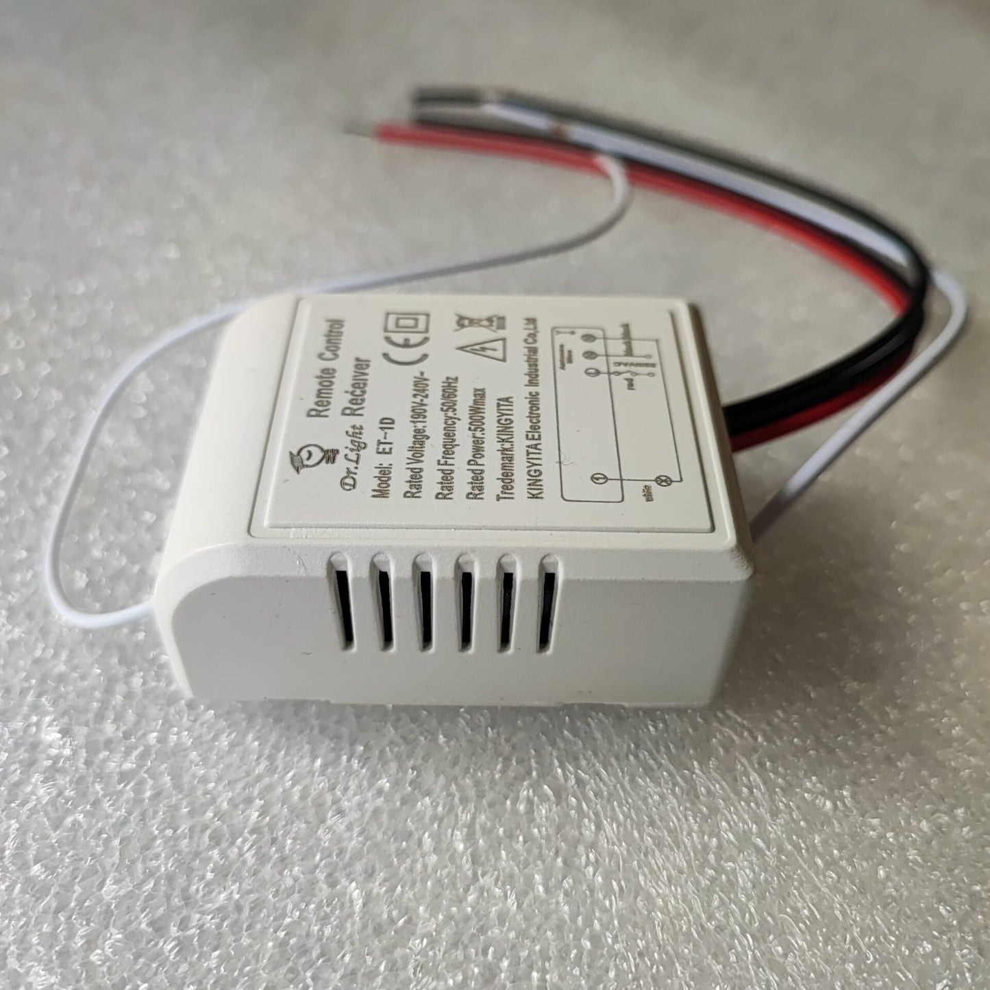 DR Light 1 Channel AC 220v Remote Controlled Switch - Wireless Control for Home Appliances and Lights - Electromann SA