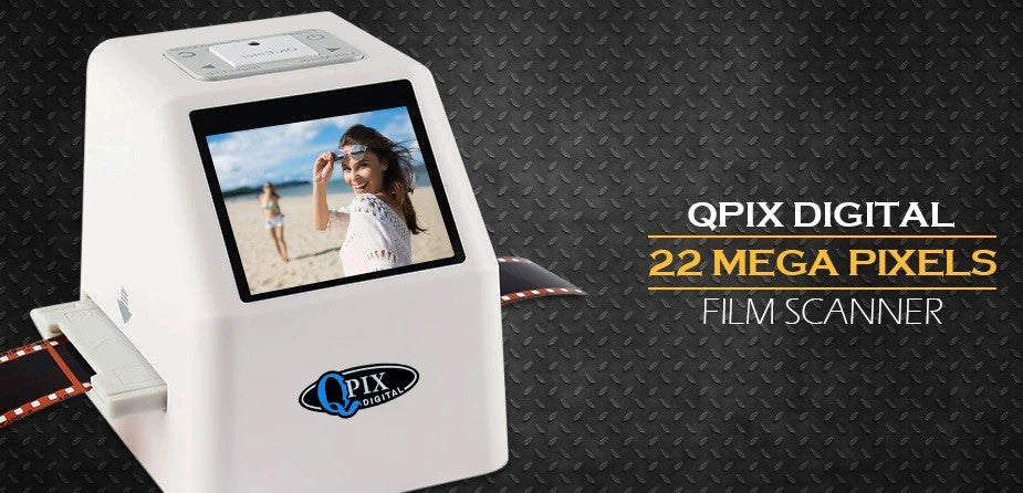 QPIX 22MP 35mm Portable Film Scanner - Electromann SA