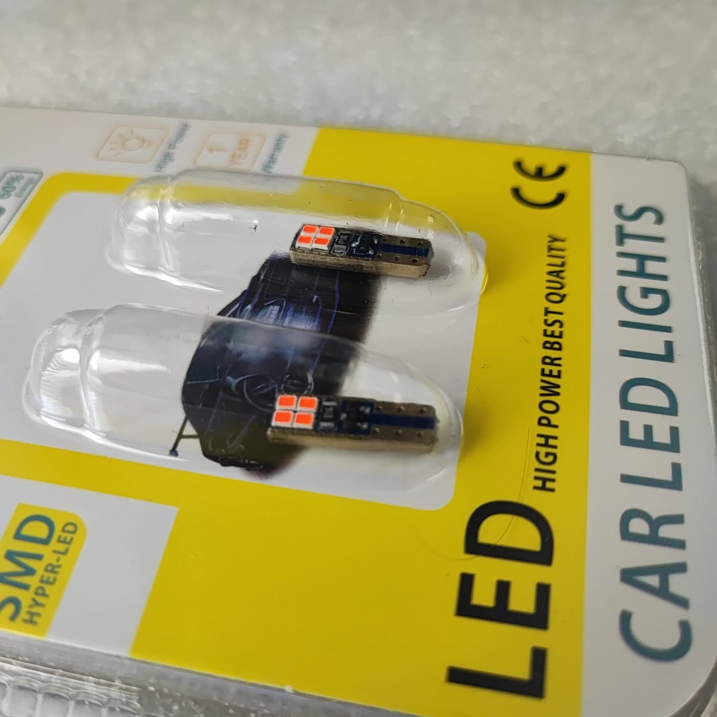 T5 8SMD 2016 RED Chip Canbus Car LED Bulb (10005481) - Electromann SA