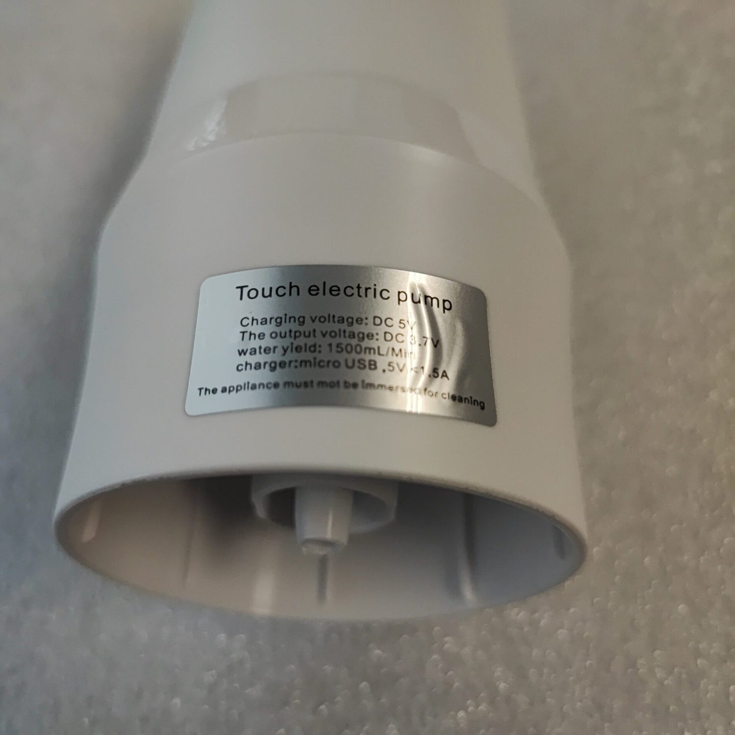 W02 Rechargeable Touch Water Dispenser - Electromann SA