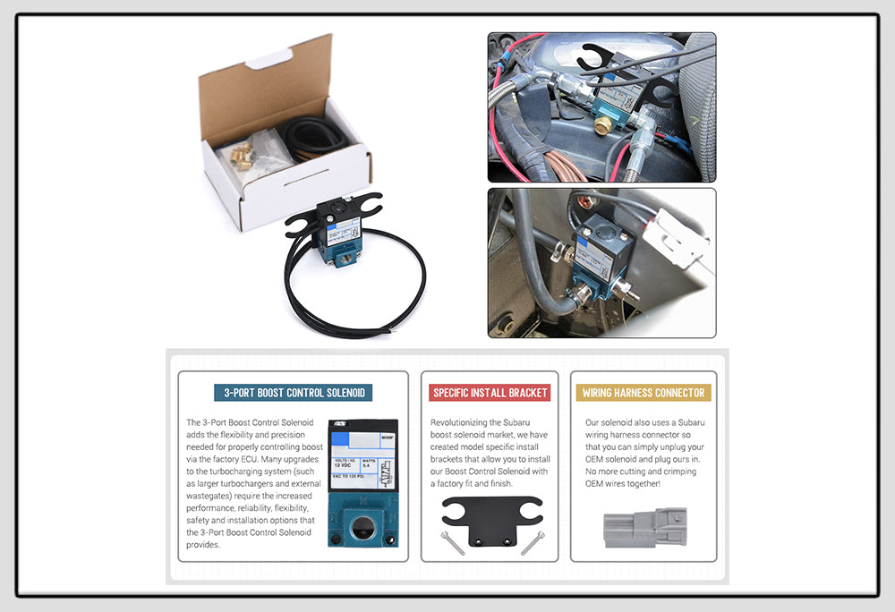 Electronic 3 Port Turbo Boost Control Solenoid - Electromann SA