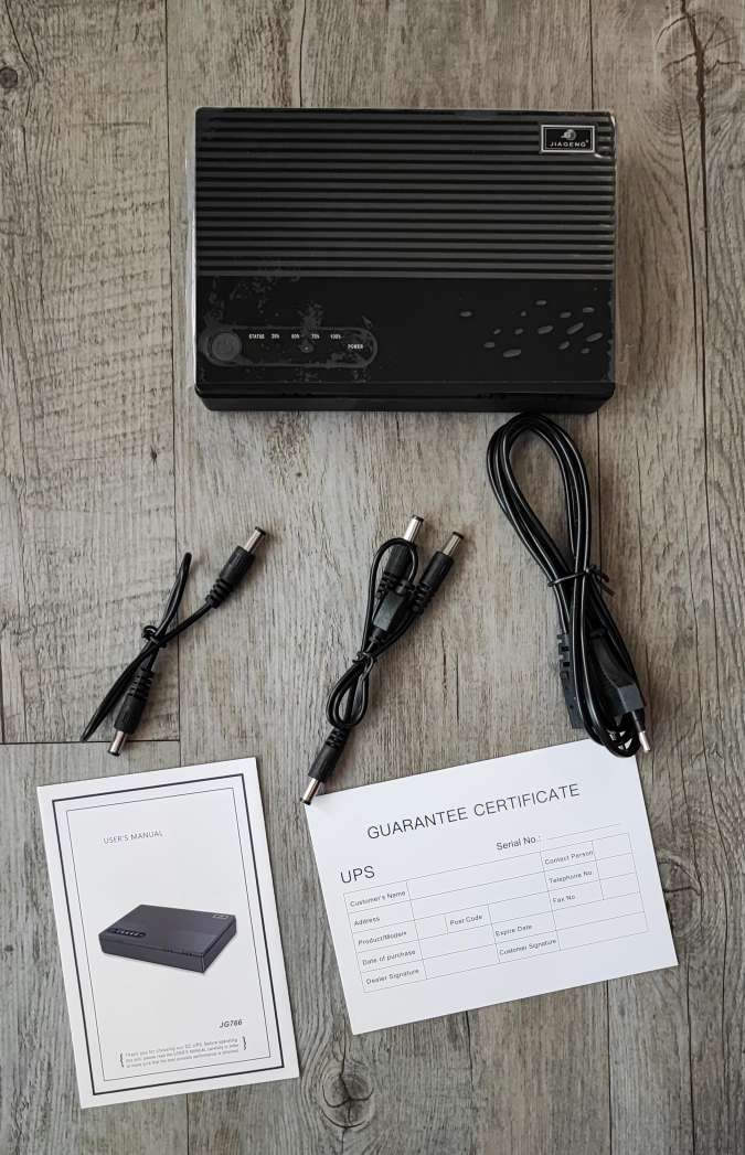Jiageng 14000mah Portable Rechargeable Mini UPS – Compact and Powerful Backup Power Supply - Electromann SA