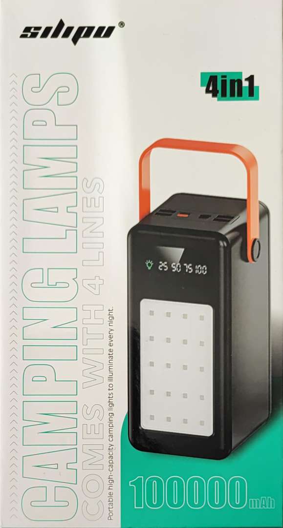 Silipu Huge Capacity 60000mAh 370wh Quad 2.4A USB Solar Power Bank and Mobile Phone Charger - Ultimate Portable Charging Solution - Electromann SA