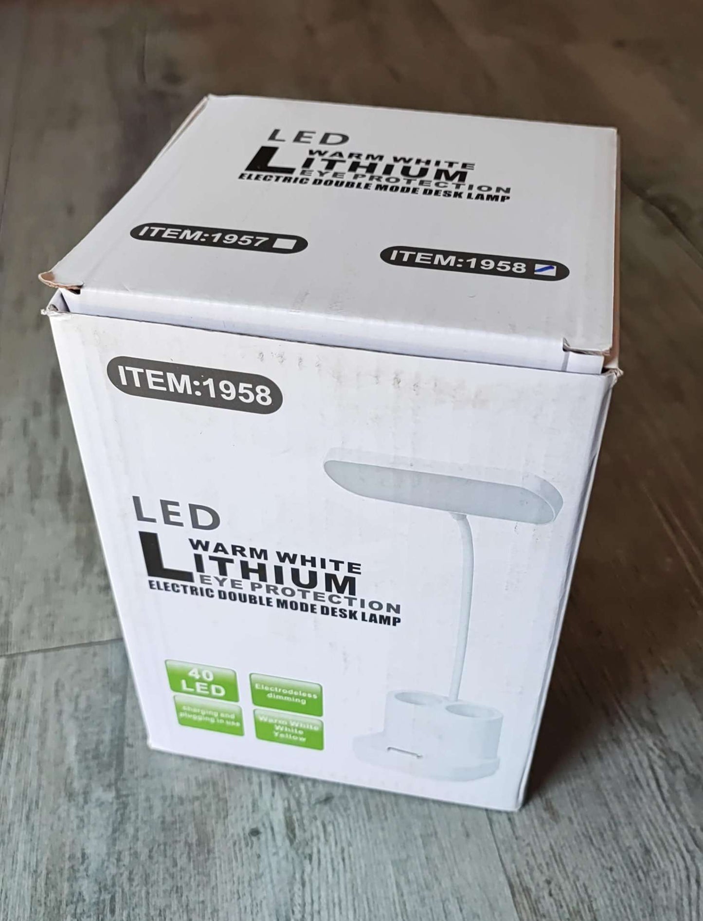 40LED 4 Watt 3 Color Lithium Rechargeable Soft Touch Desk Lamp - Electromann SA