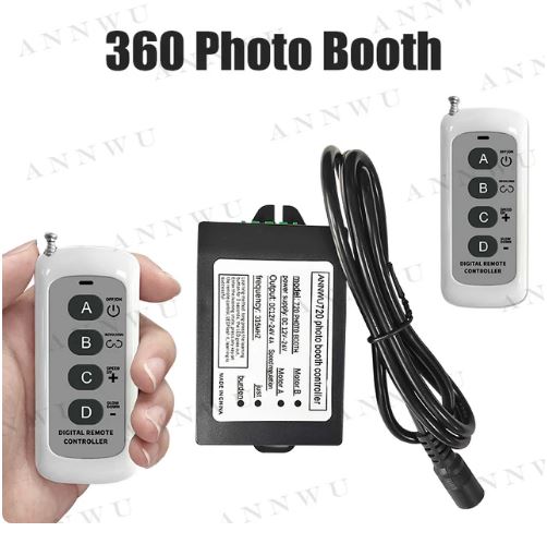 360 Photo Booth Wireless Remote Controller Kit | Electromann SA