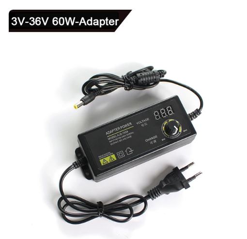 220v AC to 3 - 36v DC 5Amp 60Watt Universal Adjustable Power Supply - Versatile and Reliable Power Source - Electromann SA