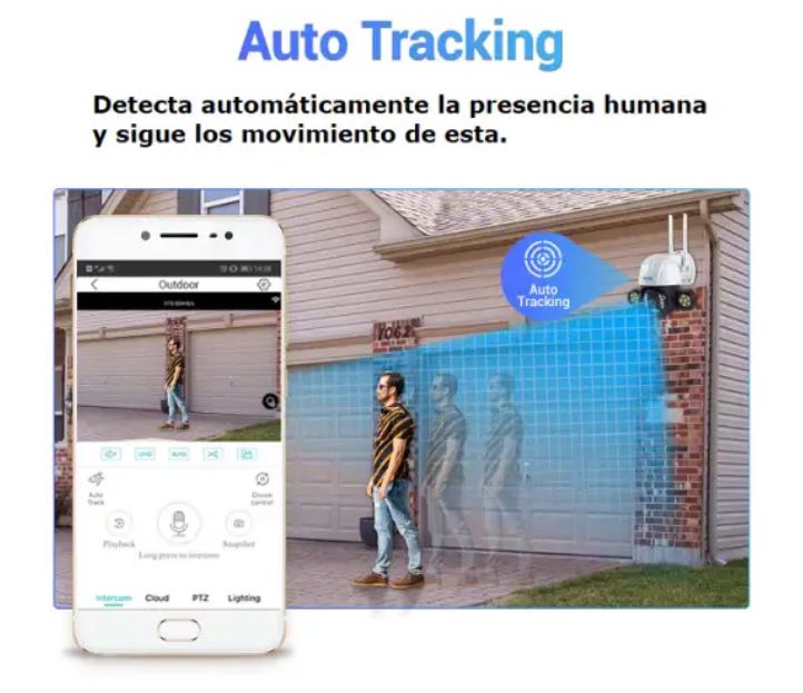 Andowl Q-SX010 4K 24Hour Outdoor Smart Monitoring Wireless IP Camera (10007130) - Electromann SA