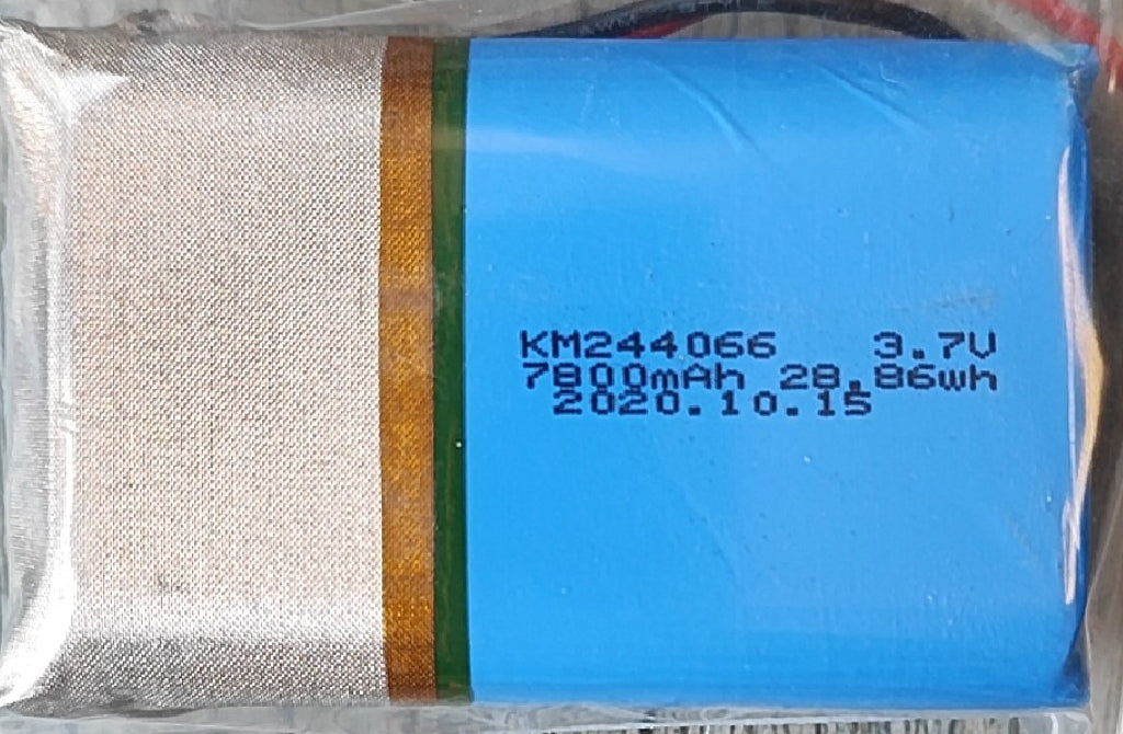NEW Replacement 3.7v 7800mah (28.2wh) Lithium Battery for VT03E+ Portable GPS Tracker (10007441) - Electromann SA