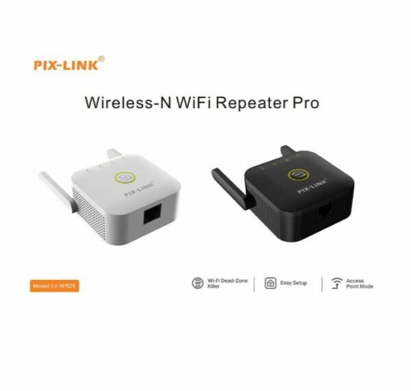 XF0783 Pix-Link 2.4ghz Wifi Repeater - Electromann SA