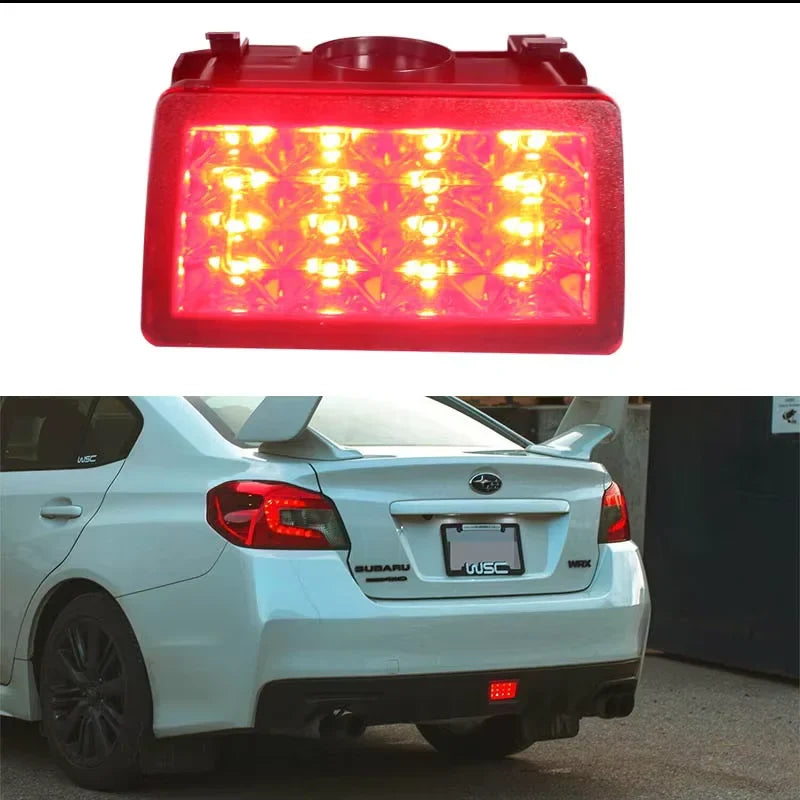 JDM F1 Style Strobe LED Rear Fog Light Kit for 2011-up Subaru WRX STi Impreza XV - Electromann SA