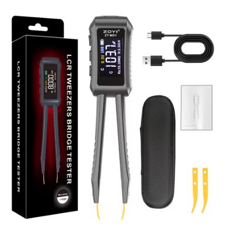 ZOYI ZT-MD1 Digital Smart Tweezer SMD ESR Tester - Electromann SA