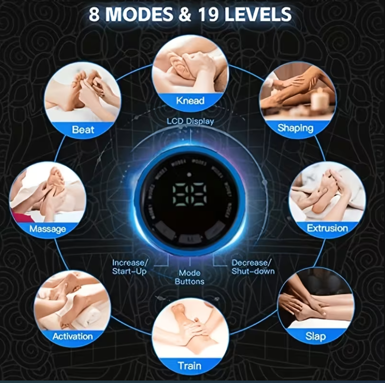 EMS Foot Massager - Electrical Muscle Stimulation (10008121) - Electromann SA