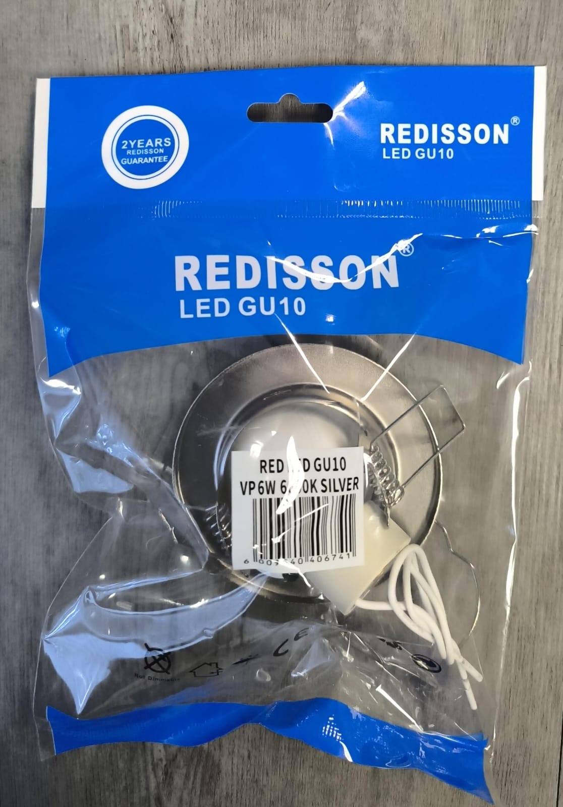 REDISSON GU10 6Watt 240vAC 6000k (Cool White) Complete LED Downlight - Versatile Lighting Solution - Electromann SA
