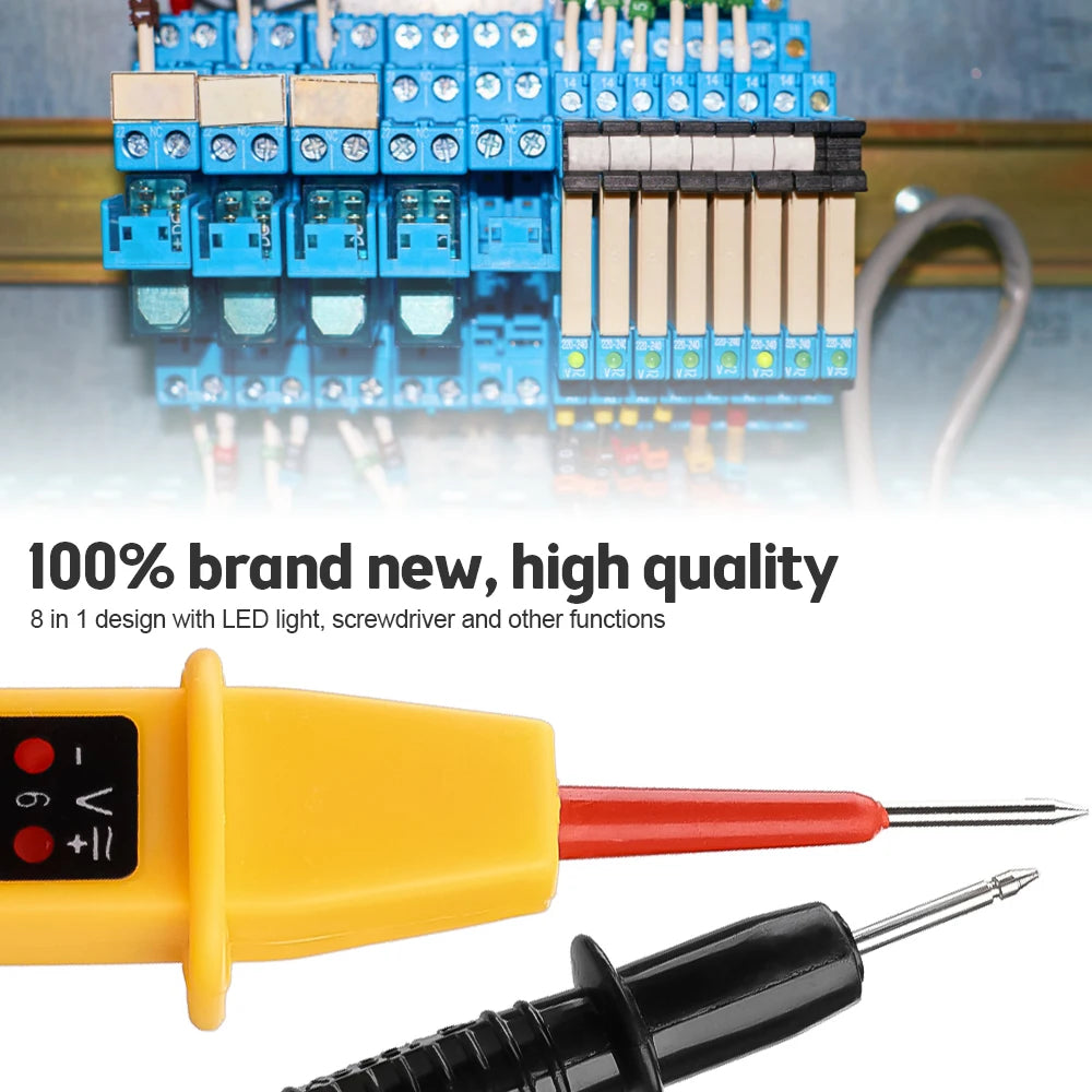 3 in 1 AC DC Voltage Test Pen Polarity Current Tester Detector - Electromann SA