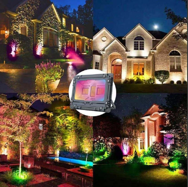 MJ-AW60 Solar Powered Floodlight RGB 60W ZYF-0035