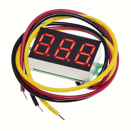 DC 0-100V 0.28 Inch Mini Digital Volt Meter 3 Wire - RED&nbsp; (10003118)