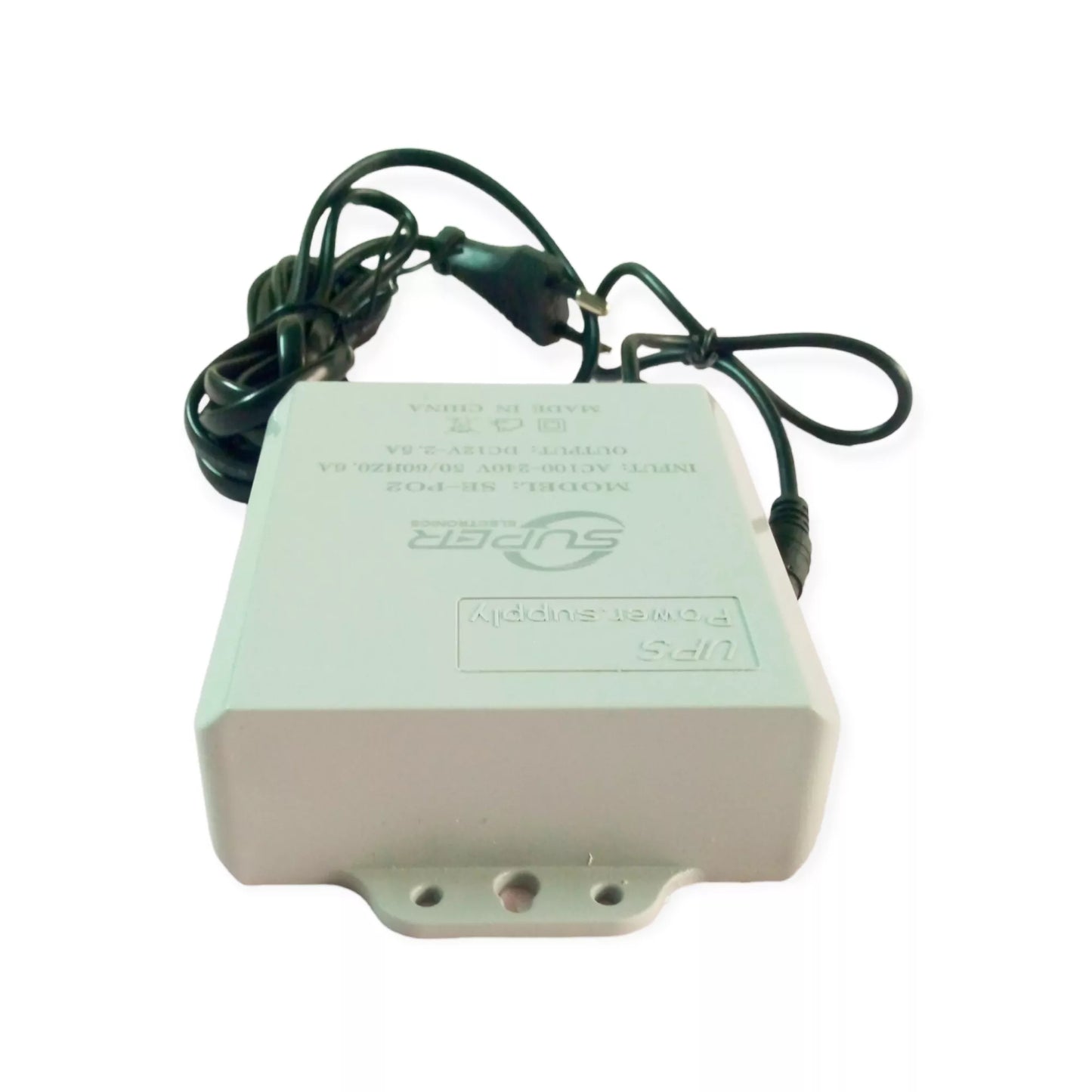 SE-P02 12v UPS Power Supply with 3600MAH Lithium Built In Battery (10007777) - Electromann SA