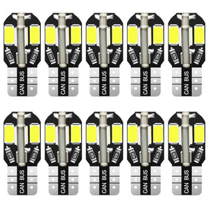 I-W5W/T10 CANBUS 8SMD 5730 Isibani se-LED yemoto 