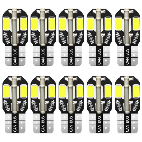 I-W5W/T10 CANBUS 8SMD 5730 Isibani se-LED yemoto 