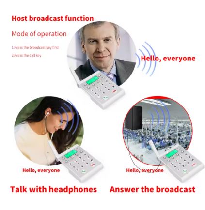 1000Meter Wireless Telephone Intelligent Networking Intercom System - Electromann SA