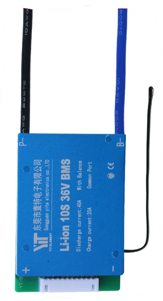 Li ion BMS Protection Balanced Board 3.7V Cells 10S 36V 20A