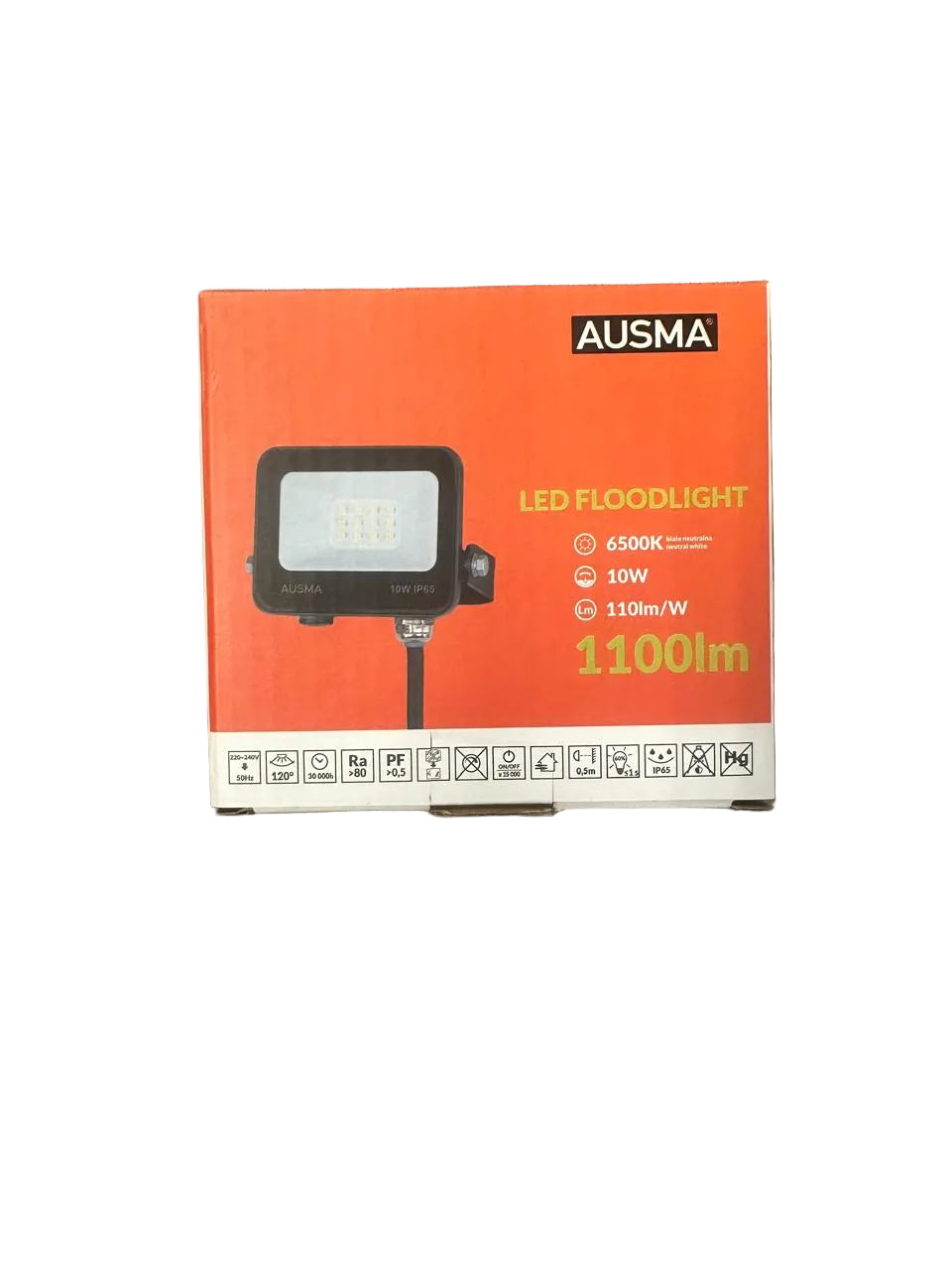 Ausma 10Watt 220v AC Outdoor LED Flood Light (10008208) - Electromann SA