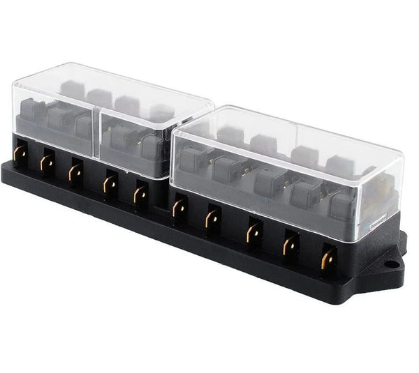 10Way Car Blade Fuse Box with Fuses