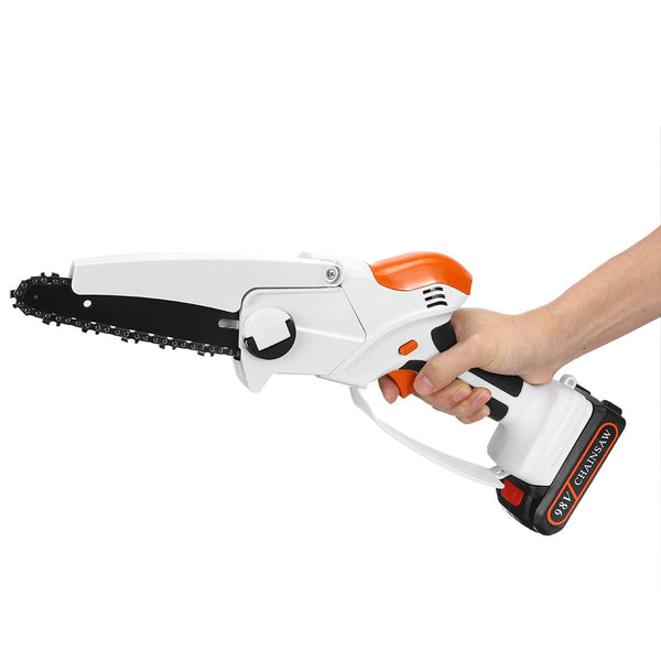 10000mAh Lithium Rechargeable 21V 6 inch Mini Electric Chain Saw