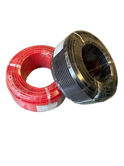 10mm Solar Aluminum Flexible Power Wire - RED - Electromann SA
