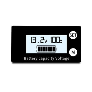 Accurate Battery Power Monitoring with 10-100V LCD Lithium Lead-acid Battery Power Indicator