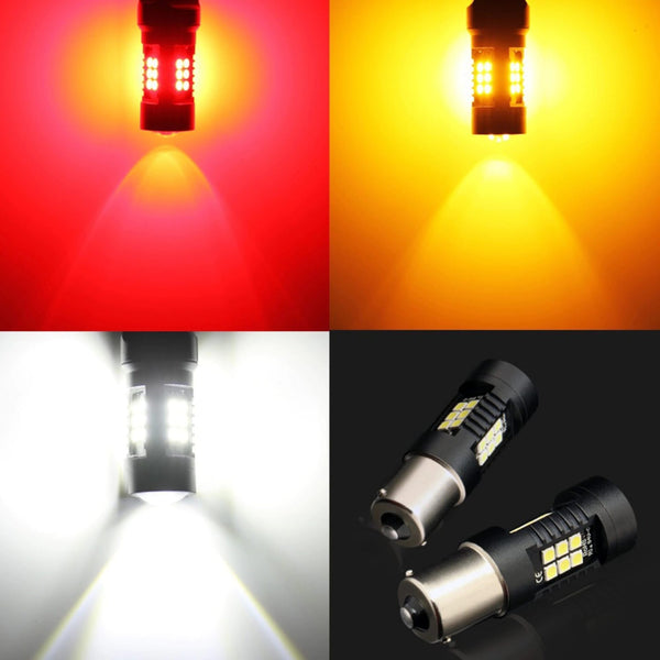 1157 BAY15S/P21W Double Contact 21x 3030 SMD 12V Car Led Bulb