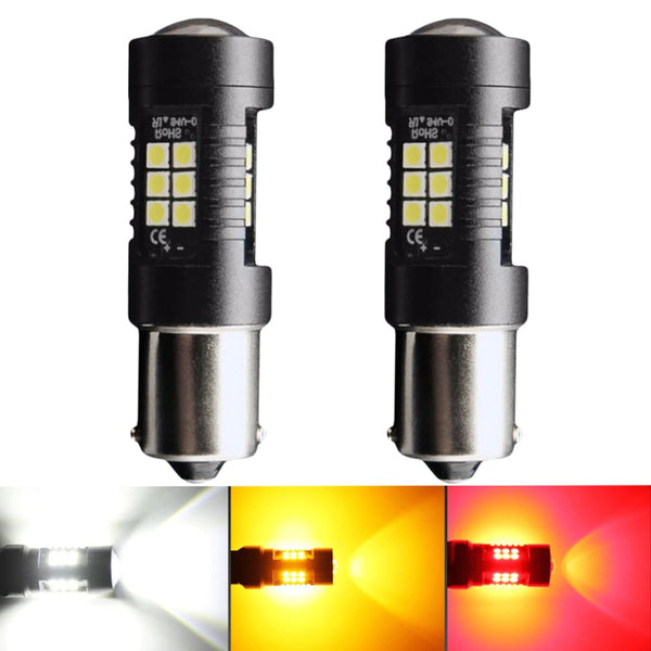 1157 BAY15S/P21W Double Contact 21x 3030 SMD 12V Car Led Bulb