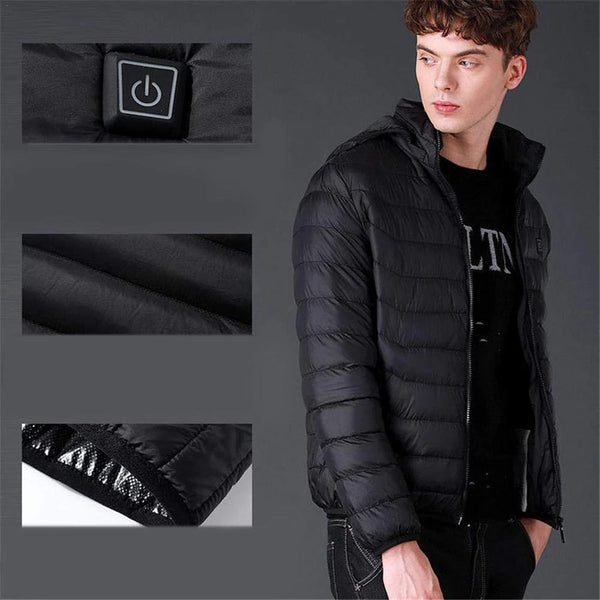 11 Zone USB Electric Heated Thermal Jacket for Men and Women - Stay Warm and Comfortable in Cold Weather