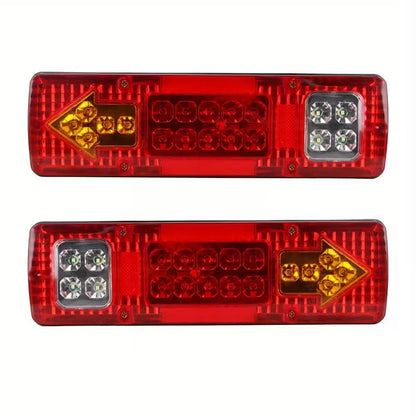 2pcs 12v-24v High Brightness Car and Truck LED Tail Light Set (10000799) - Electromann SA