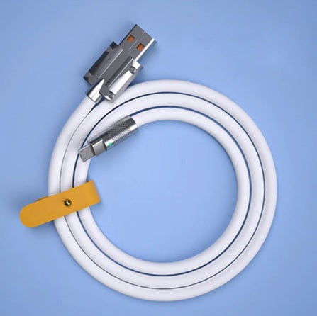 1 Meter 120W 6A Super Fast Charge iPhone Liquid Silicone Cable