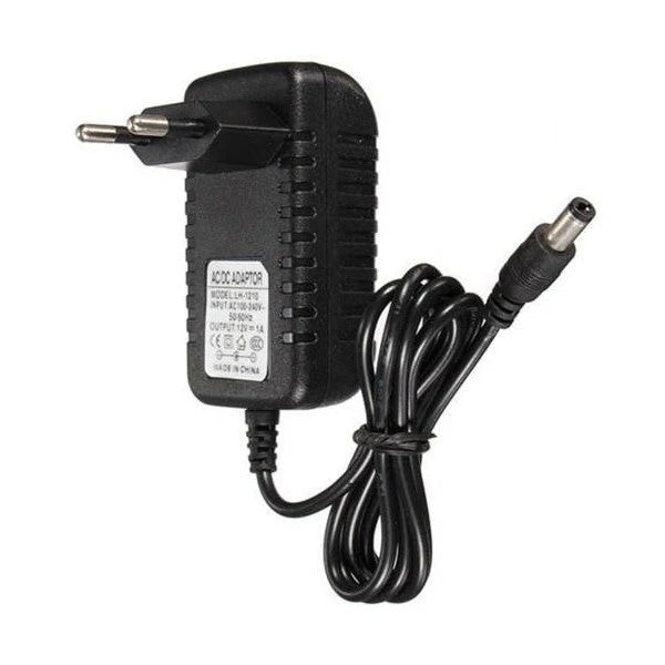 AC to DC 12V 2A EU Plug Power Supply - Reliable and Efficient Adapter (1300098) - Electromann SA