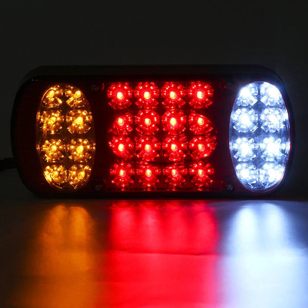 24V Truck and Bus 32 LED Rear Stop Light Tail Brake Indicator Lamp