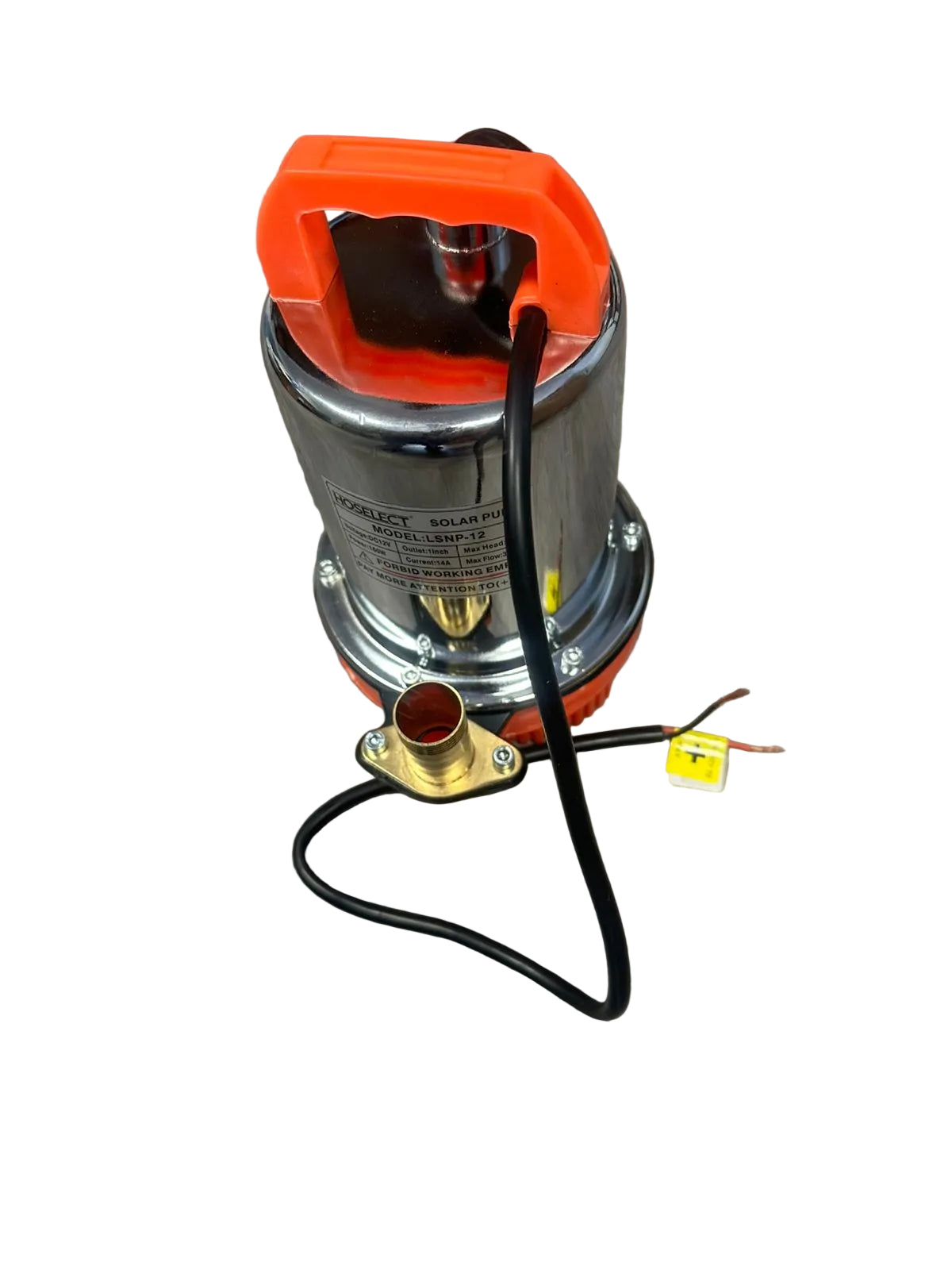 DC12V Hoselect Submersible Solar Pump 10M (10008225) - Electromann SA