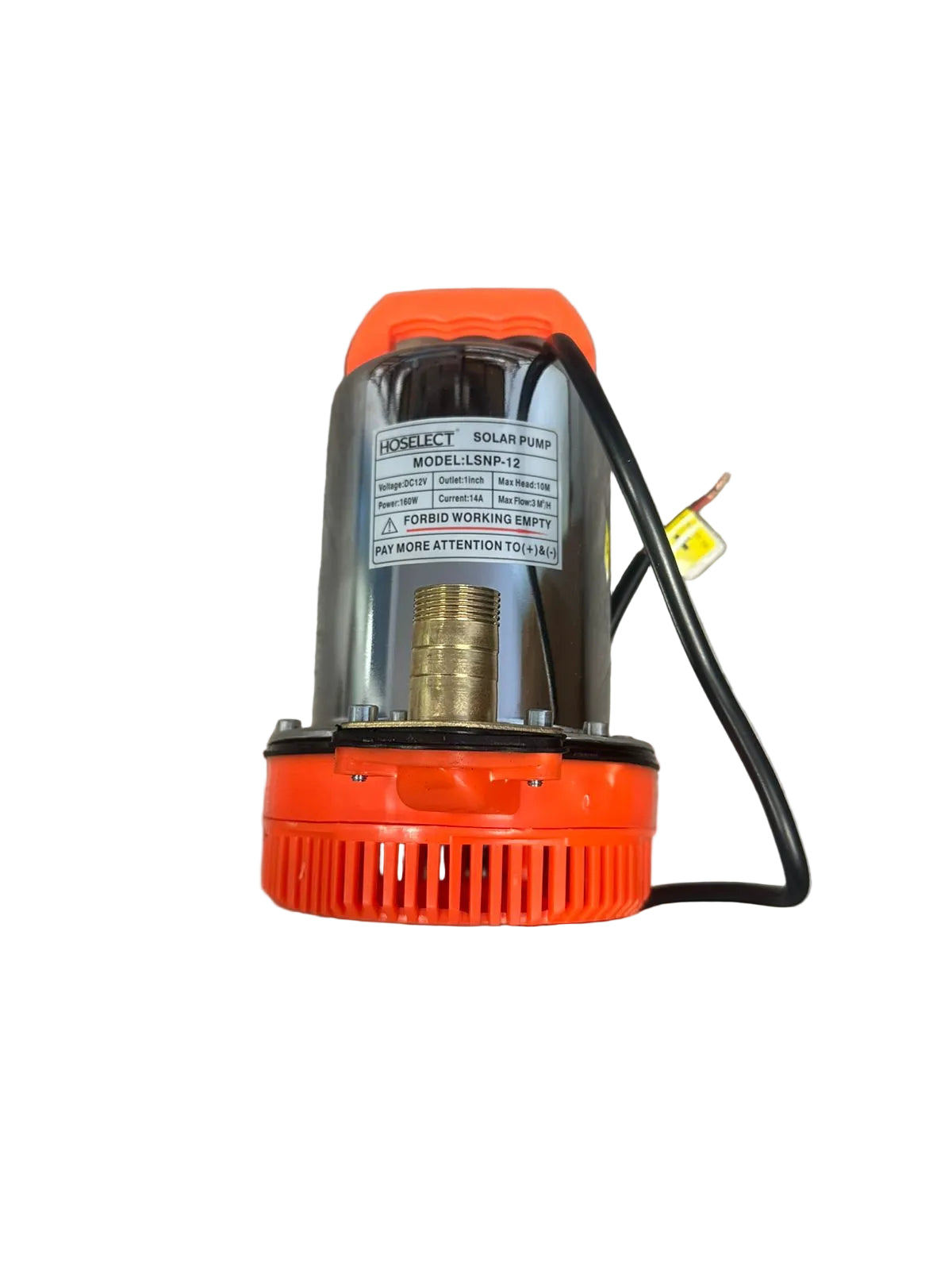 DC12V Hoselect Submersible Solar Pump 10M (10008225) - Electromann SA