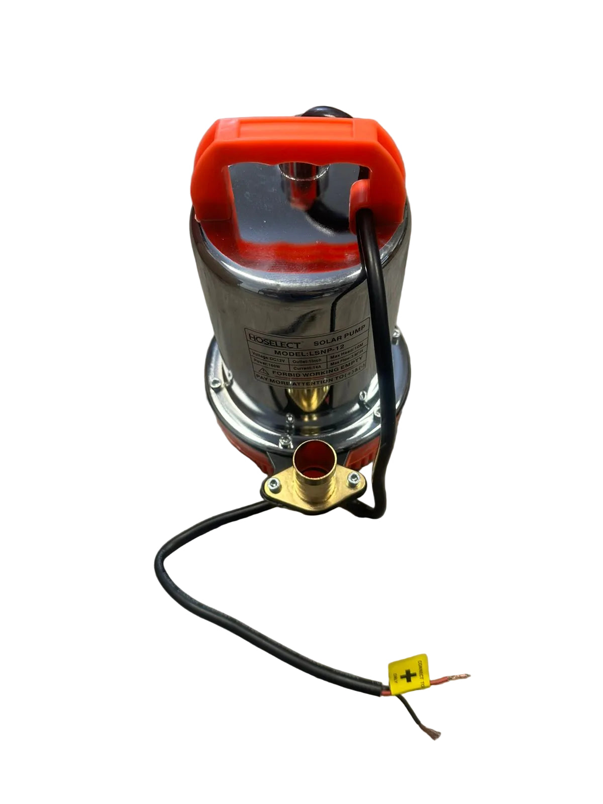 DC12V Hoselect Submersible Solar Pump 10M (10008225) - Electromann SA
