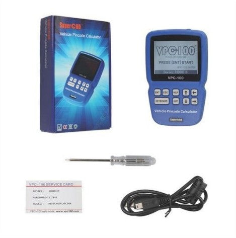 SuperOBD VPC-100 VPC100 Vehicle Pincode Calculator with Online updates