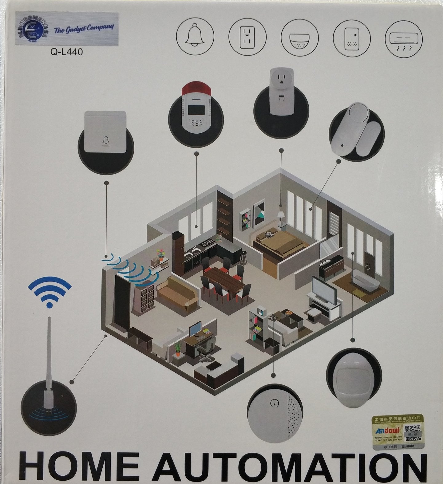 Andowl Q-L440 Home Automation Kit: Control and Automate Your Home with Ease