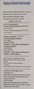 Dikang Non-Contact Medical Infrared Thermometer - Accurate and Safe Body Temperature Measurement